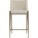 Dionne 36.75 inch Monument Oatmeal Counter Stool